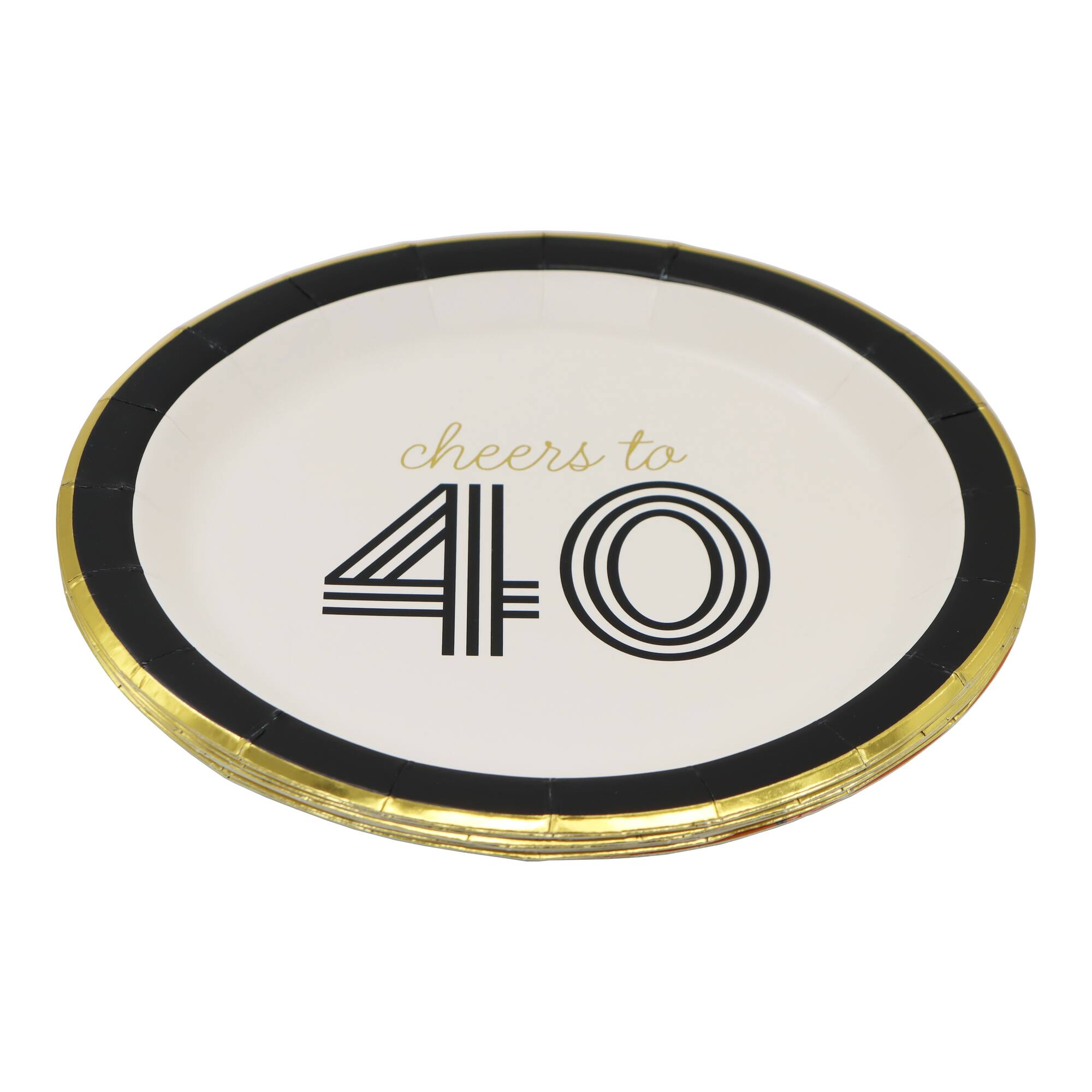 24 Packs: 8 ct. (192 total) 7" Cheers to Snack Plates by Celebrate It